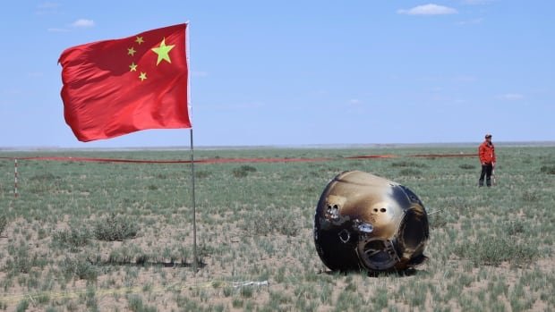 China’s Chang’e 6 lunar probe returns to Earth with first samples from moon’s far side
