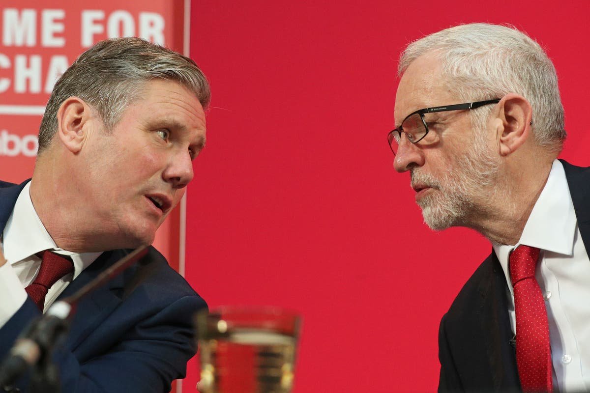 Corbyn accuses Starmer of not being honest about the past after criticism of 2019 campaign