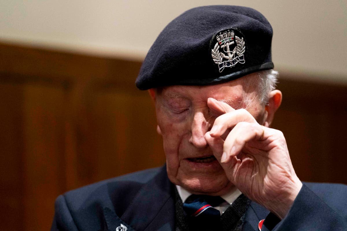 D Day anniversary Royal Navy veteran recalls being thrown from ship by explosion