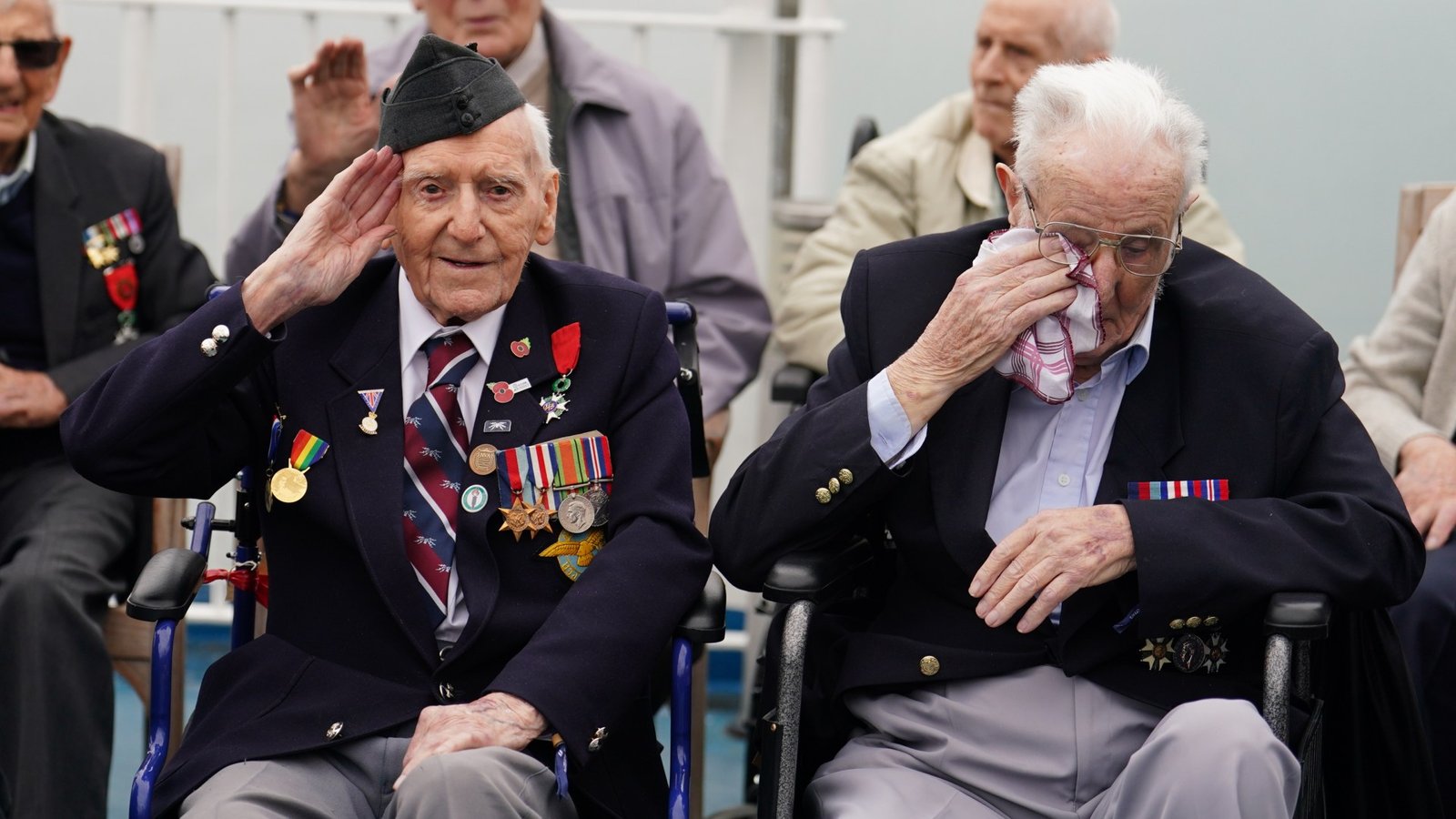 D Day veterans brim with pride and emotion as they head back to the scene of their finest hour