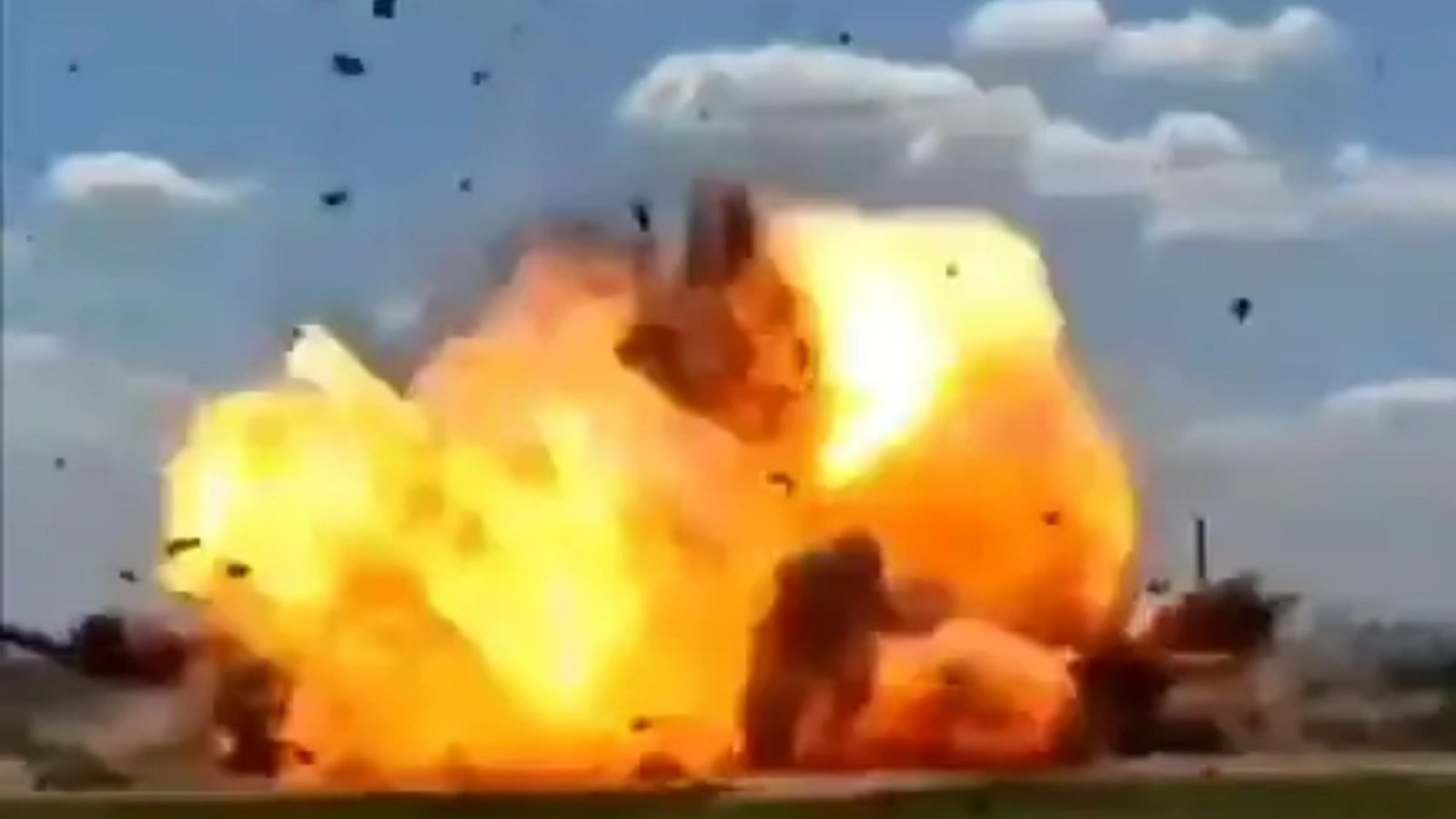 Dramatic moment Russian tank is blown to smithereens in direct hit from bomb-laden kamikaze drone in Donetsk warzone
