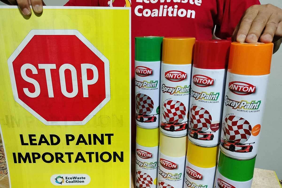 EcoWaste Coalition Cautions Consumers From Using Leaded Anton Spray Paints From China