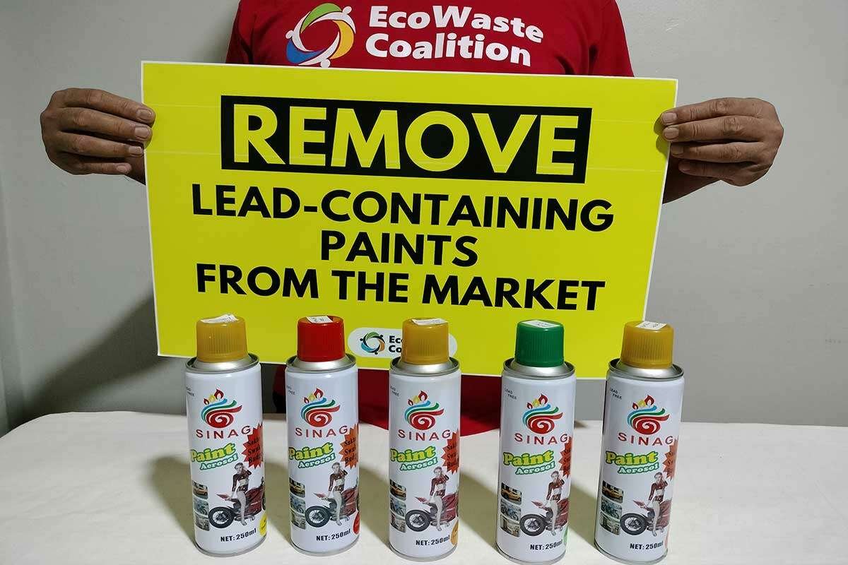 EcoWaste Coalition Detects Lead In More Paints Claiming To Be “Lead Free”