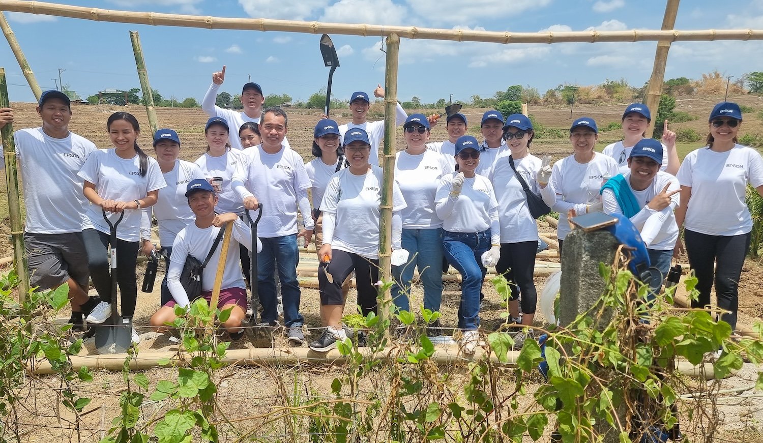 Epson WWF Philippines complete food shed project in Tarlac