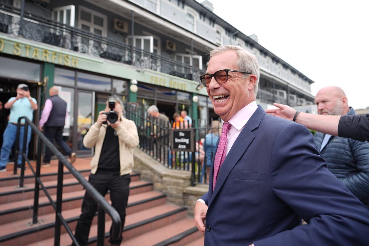 Farage could win Reform UK as many as four seats at general election says YouGov