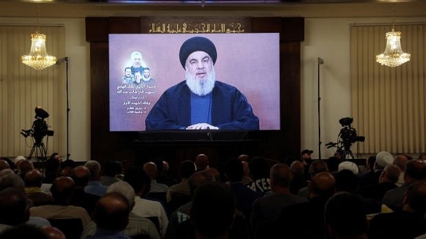 Hezbollah’s leader issues threat to Israel as drumbeat of war near Lebanon border grows