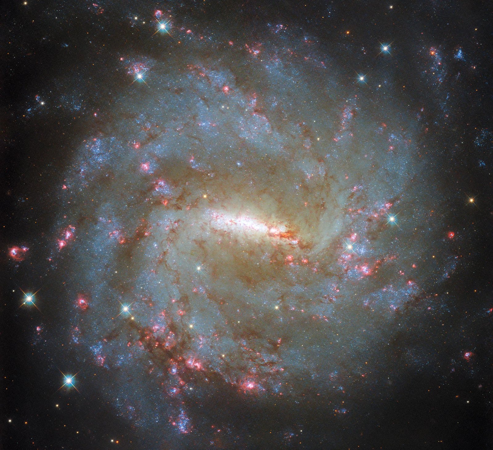 Hubble Reveals Stunning Galaxy Concealing the Mysteries of Star Formation