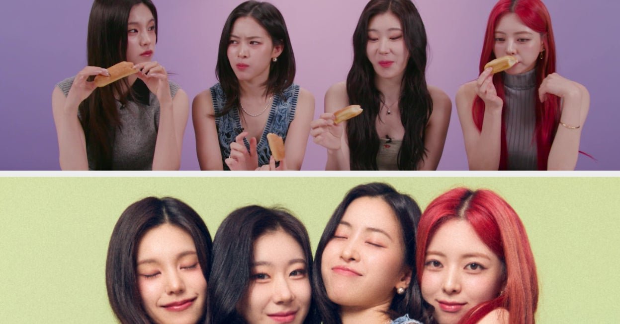 ITZY Tries Hailey Bieber Smoothie And Other Viral Foods