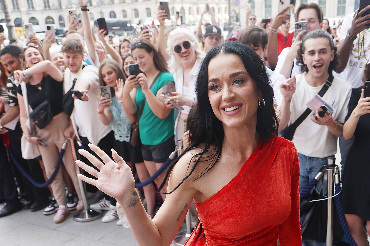Katy Perry Explains Topless Paris Fashion Week Look