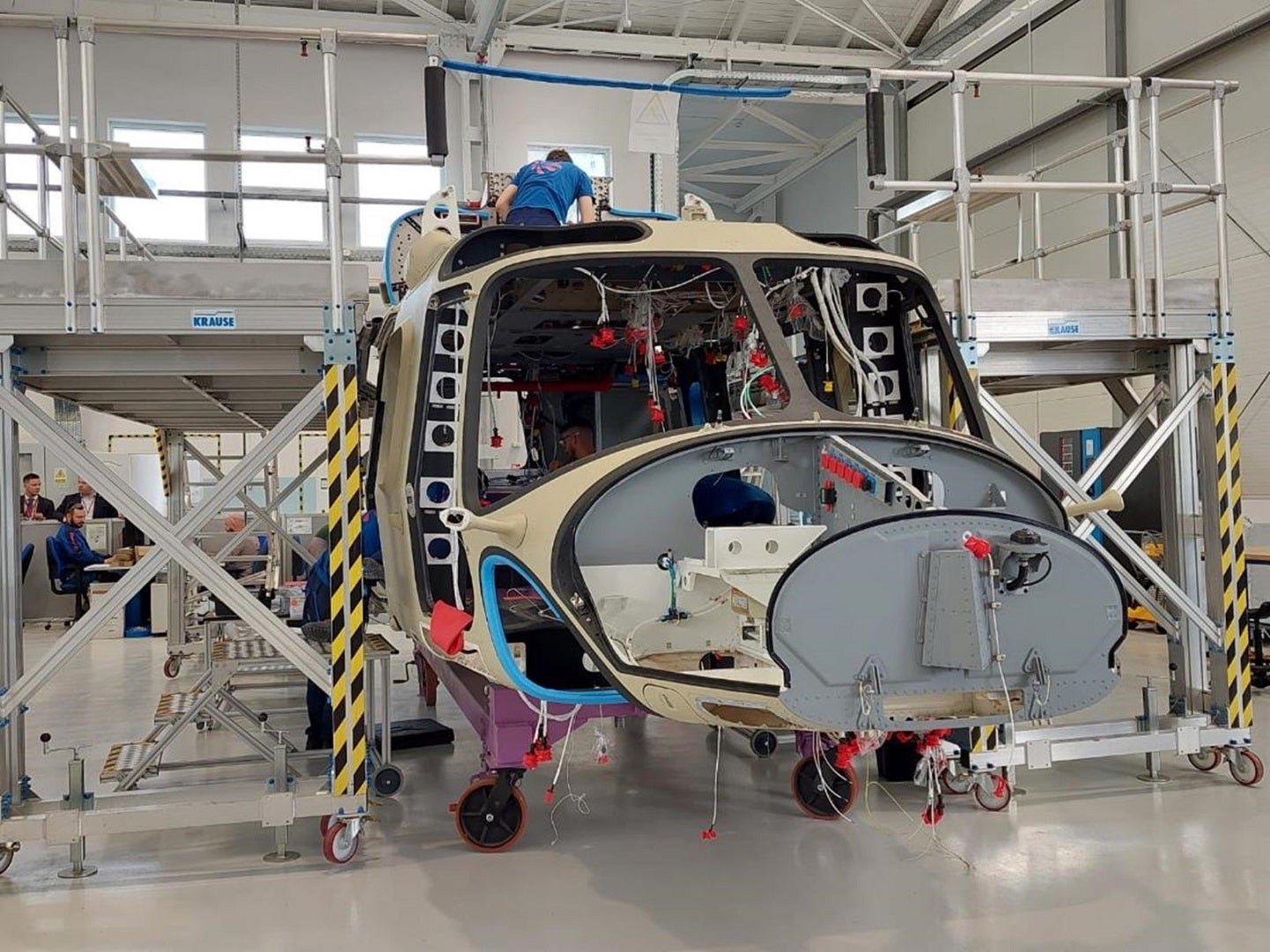 Leonardo’s AW149 helicopter production line takes flight in Poland