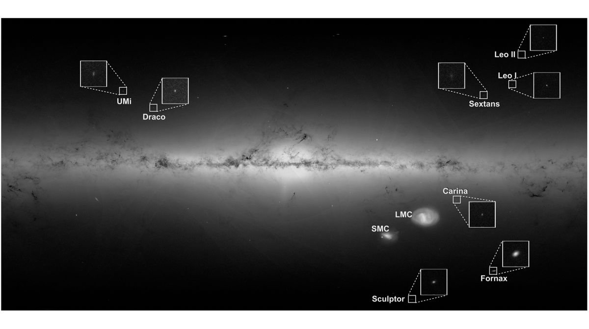 Milky Way neighbor galaxy suggests dark matter interacts with itself