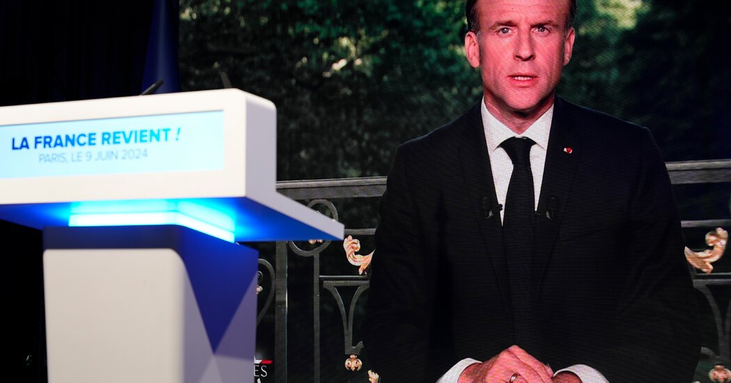Monday Briefing Macron Calls New French Legislative Elections