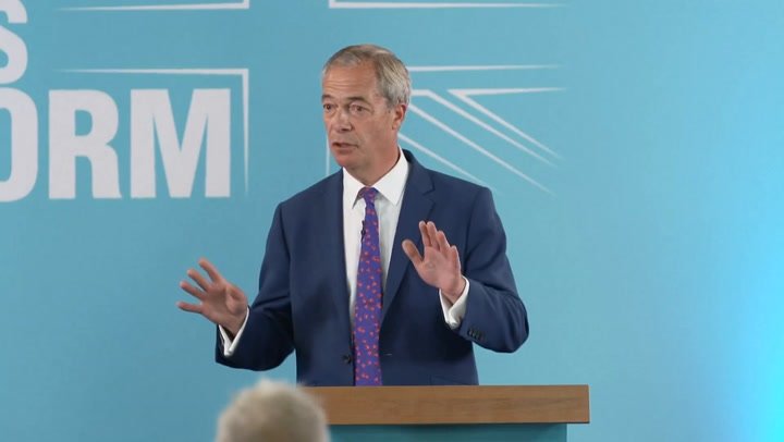 Nigel Farage says Reform UK