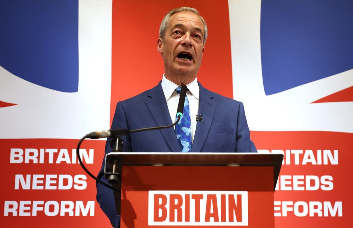 Nigel Farage latest Reform UK leader starts campaign in Clacton as poll guru says he may cost Tories 60 seats