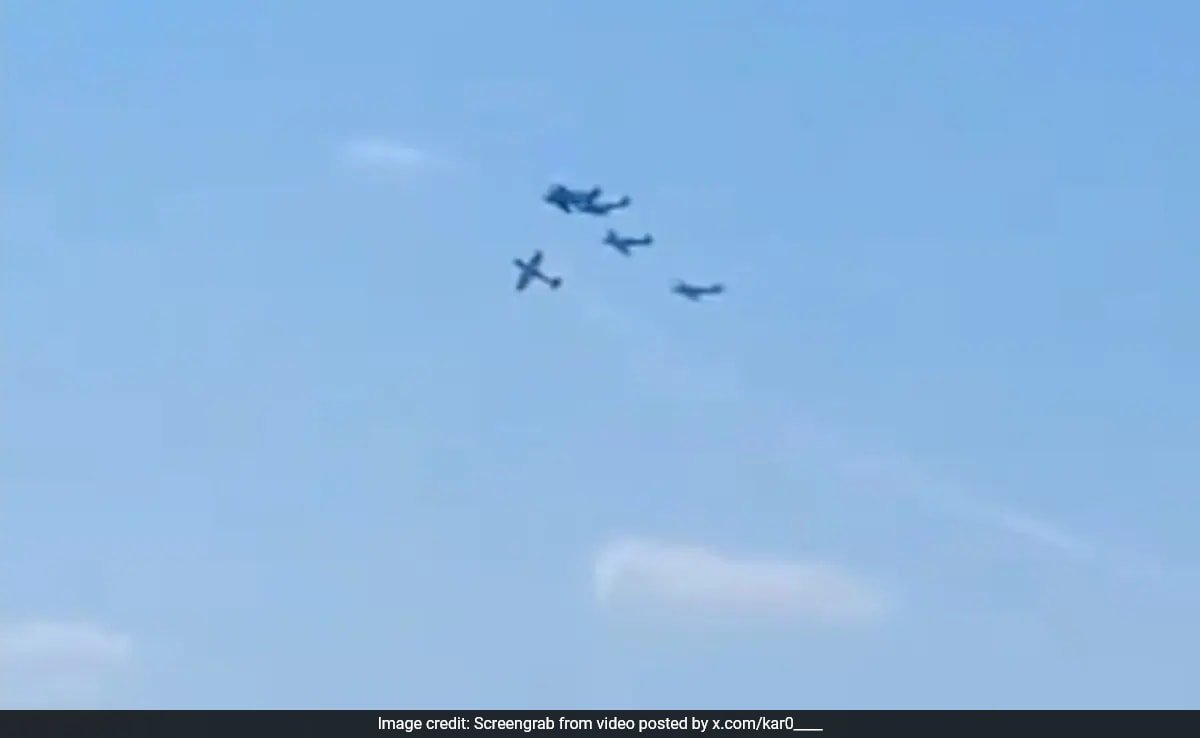 On Camera, Two Planes Collide At Portugal Beja Air Show, Pilot Dead: Report