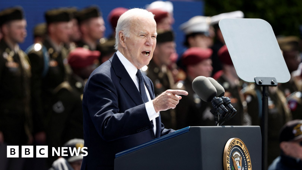 Parallels between WW2 and Ukraine Biden says in D Day address