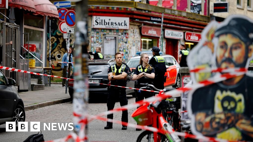 Police shoot man with axe ahead of Euros match in Hamburg