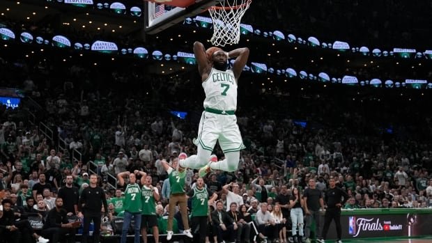 Porzingis’ return, Brown fuel Celtics to Game 1 rout of Mavericks in NBA Finals