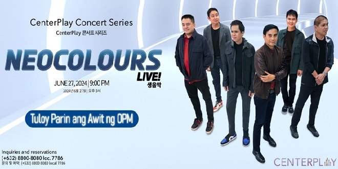 Relive Memories with Neocolours’ Live Concert at CenterPlay, City of Dreams Manila