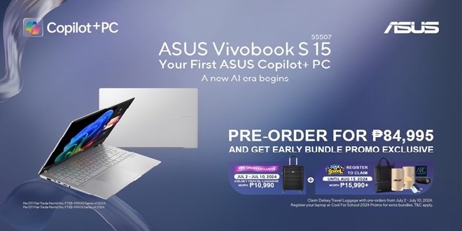 Reserve Your ASUS Vivobook S 15 Copilot+ PC Now in the Philippines