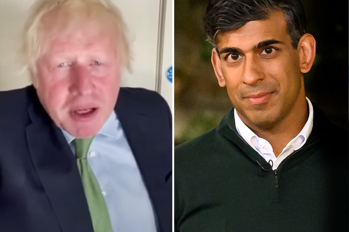 Rishi Sunak ‘fighting the wrong campaign’ as he puts his hopes in Boris Johnson