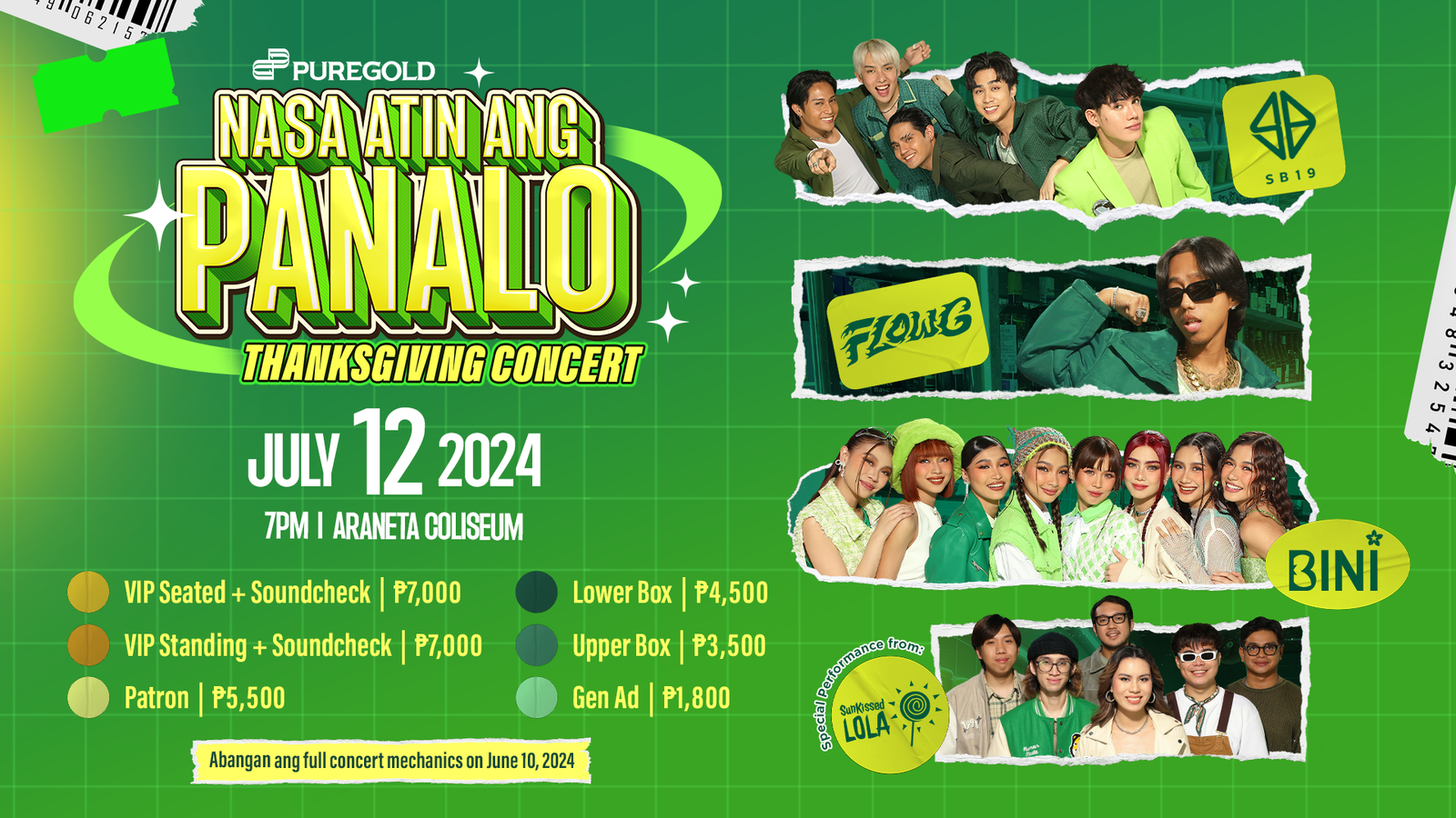 SB19, Bini, Flow G, SunKissed Lola Set to Headline OPM Event of the Year: Puregold’s ‘Nasa Atin Ang Panalo’ Concert