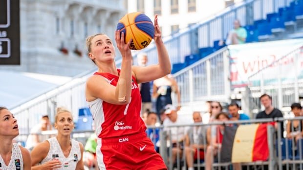 Sask. basketball player heading to Olympics hopes to inspire daughter, young hoopers to chase dreams