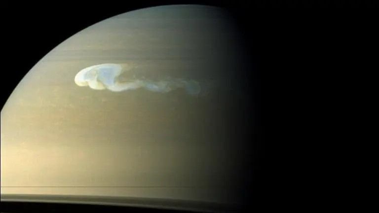 Saturn’s planet-wide storms driven by seasonal heating, Cassini probe reveals