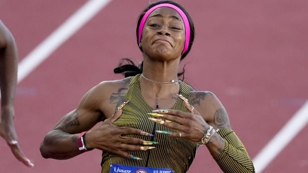 Sha’Carri Richardson sprints onto U.S. Olympic team after winning 100m in 10.71 seconds