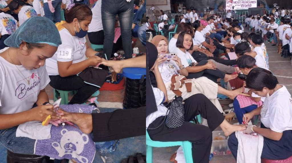 South Cotabato town sets world record in holding pedicure