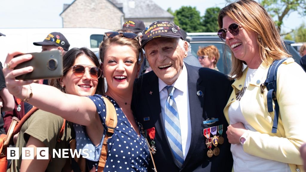 They gave us freedom D day veterans celebrated in Normandy