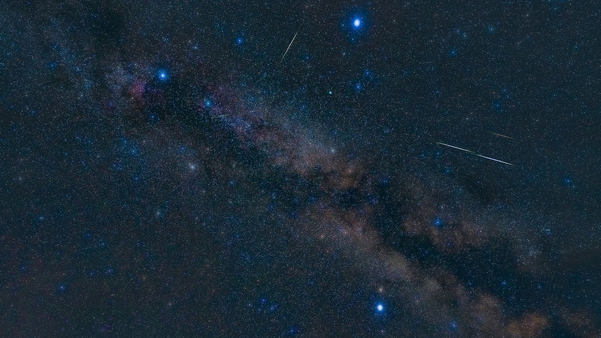 Summer triangle and meteors observed from Grünstadt Germany