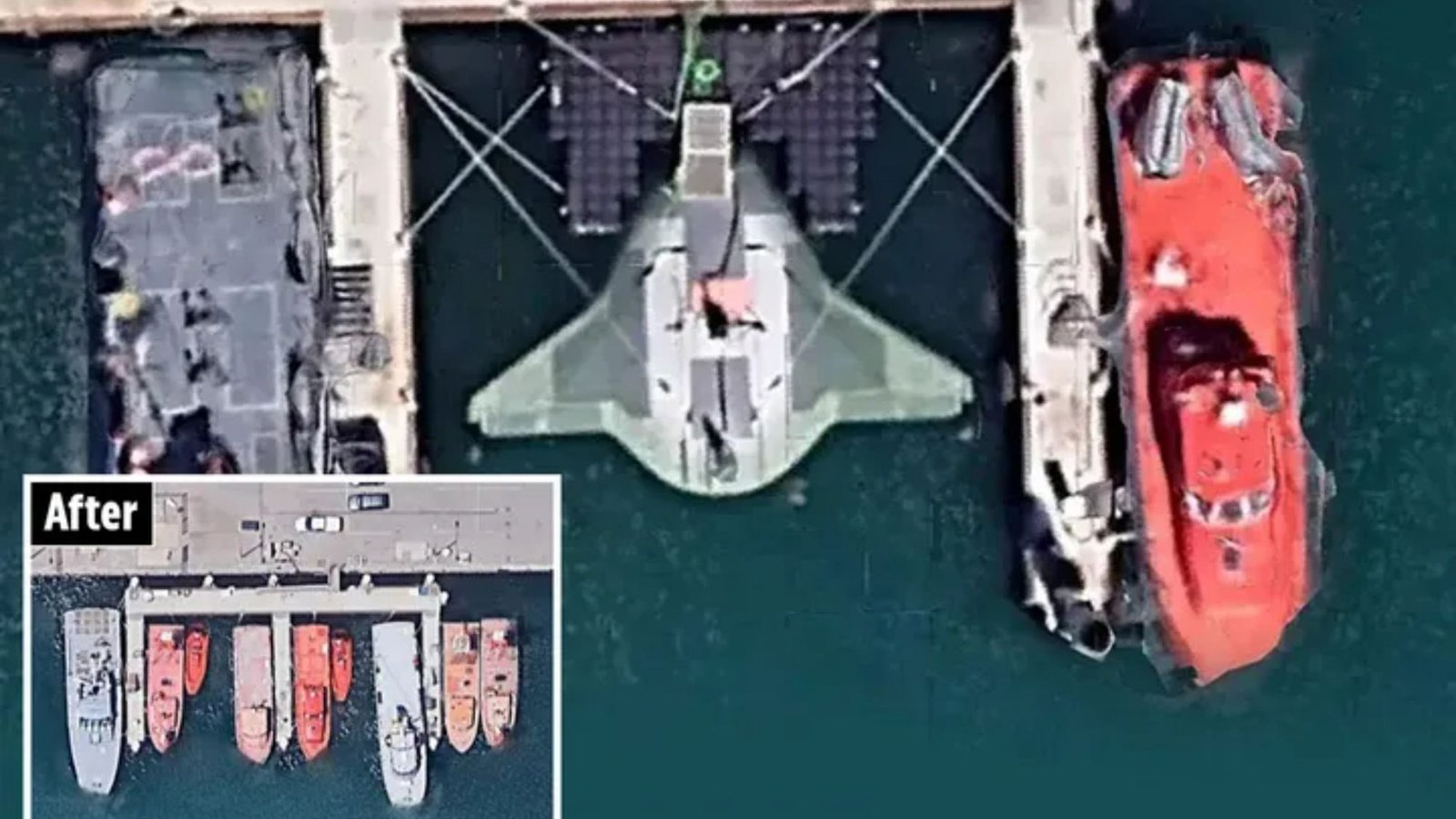 Top secret US undersea drone weapon dubbed the ‘Manta Ray’ spotted on GOOGLE MAPS before being scrubbed from internet