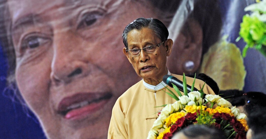 U Tin Oo Embattled Pro Democracy Leader in Myanmar Dies at 97
