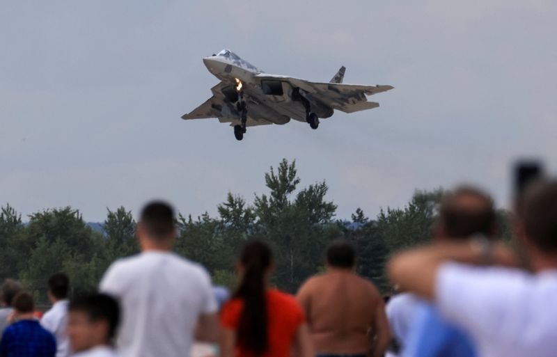 FILE PHOTO The MAKS 2021 air show in Zhukovsky outside Moscow