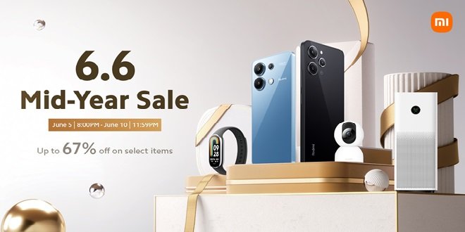 Xiaomi Offers Up to P3,400 Off on Smartphones and AIoT Devices This 6.6 Sale!