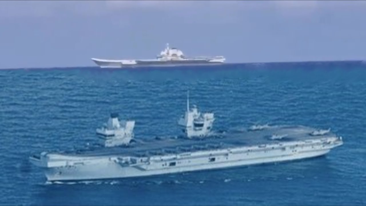 UK’s biggest warship meets Chinese carrier in tense South China Sea