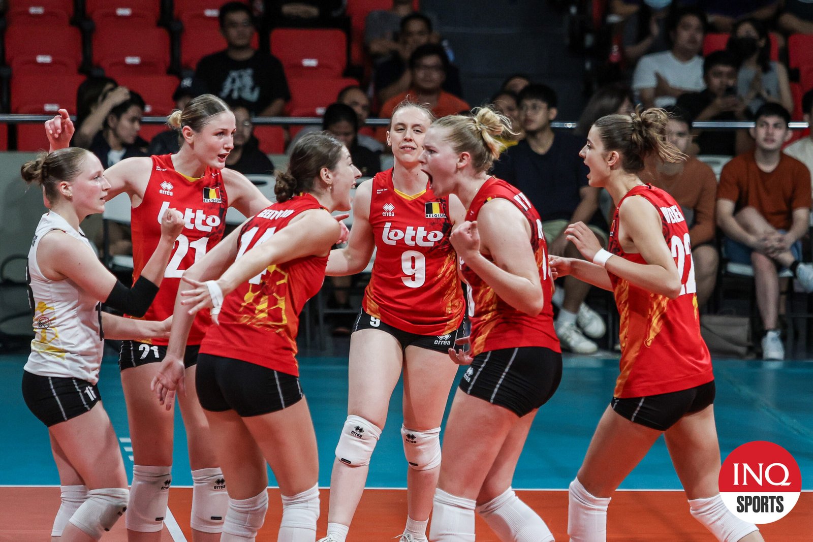 Belgium knocks out Sweden with sweep