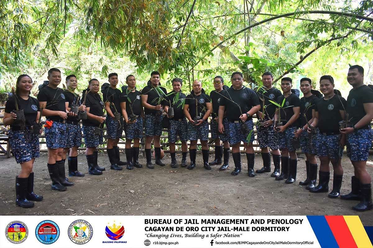 Cagayan De Oro City Jail-Male Dormitory Officers Lead Tree Planting Activity
