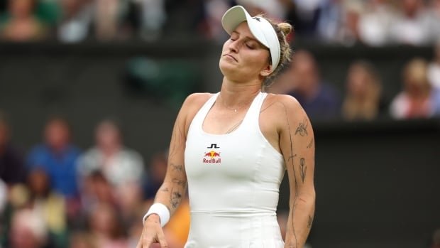 Defending women’s champion Vondrousova ousted in 1st round at Wimbledon