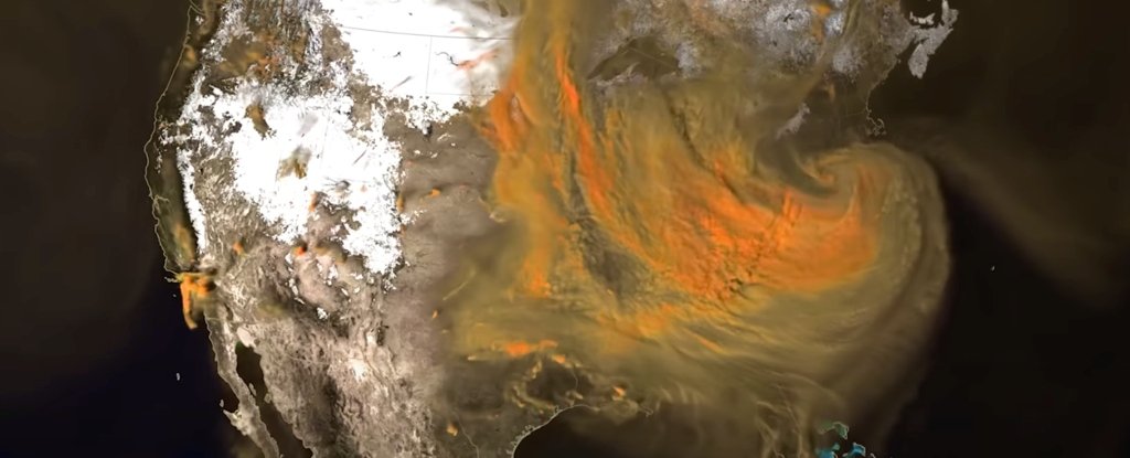 Mesmerizing NASA Video Reveals Carbon Dioxide Churning in The Sky : ScienceAlert