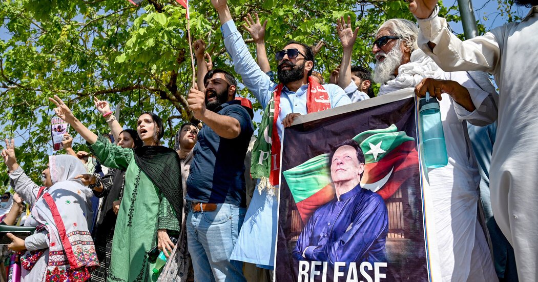Pakistan Says It Will Ban Party of Jailed Former Leader Imran Khan