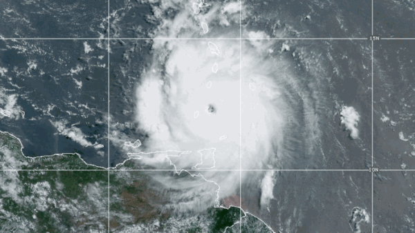 Satellites watch ‘extremely dangerous’ hurricane Beryl batter Carriacou island (video)