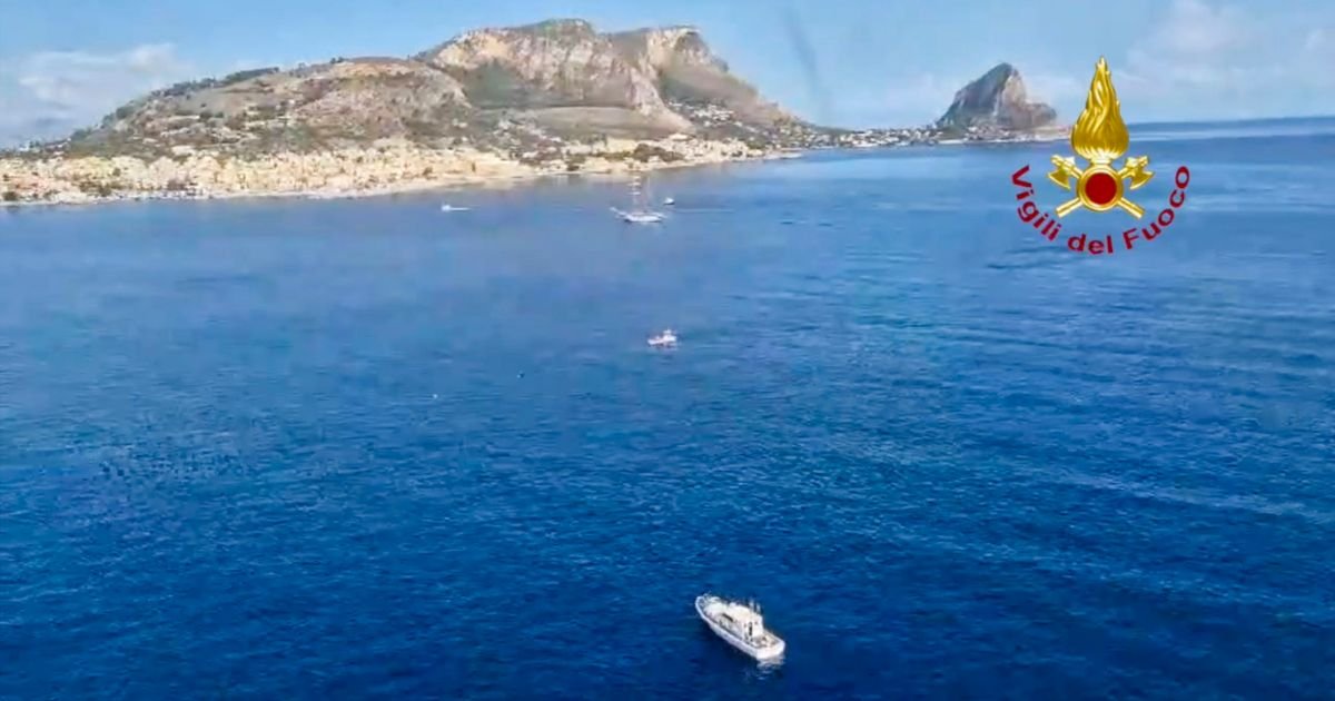 1 dead, 6 missing after luxury superyacht sailboat sinks in storm off Sicily