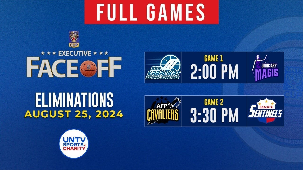 LIVE FULL GAMES: UNTV Cup Executive Face-Off at FilOil EcoOil Centre, San Juan City | Aug. 25, 2024