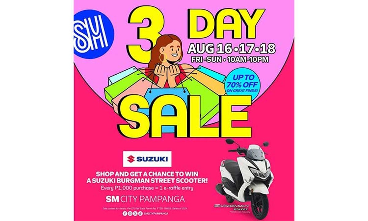 3-DAY SALE @SM City Pampanga