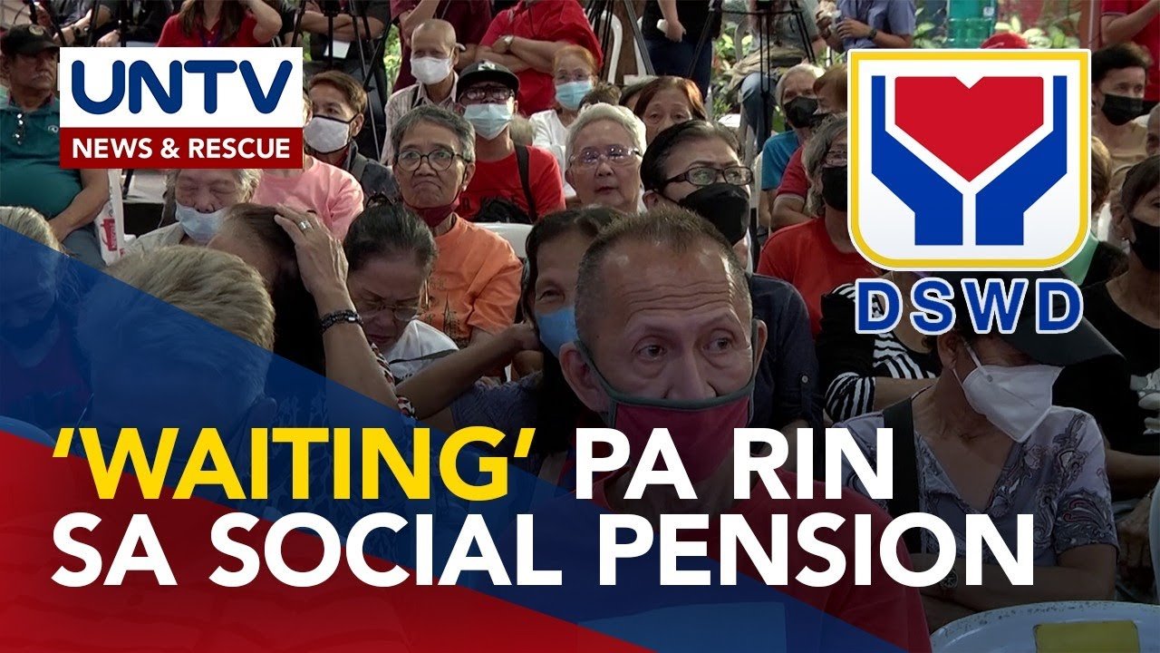 612,000 senior citizens, nasa waiting list ng social pension ng DSWD