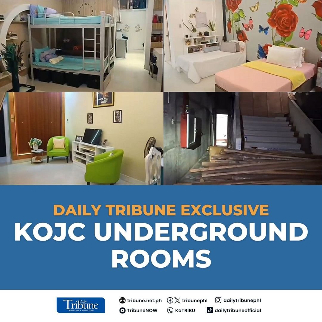 DAILY TRIBUNE EXCLUSIVE: PNP uncovered an extensive network of rooms, including bedrooms and common areas during its warrant-serving operation at the