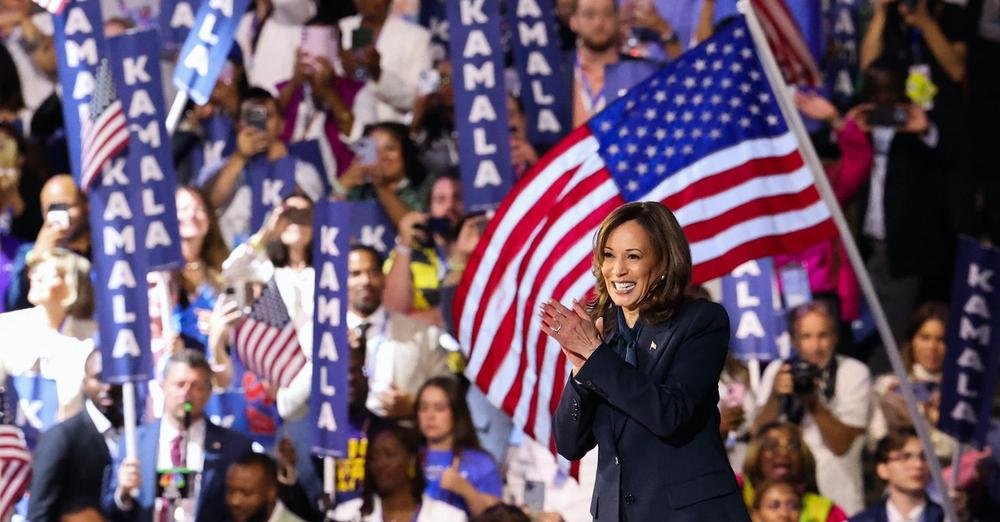 DNC final night: Camouflage hats, women in white, fighting the power