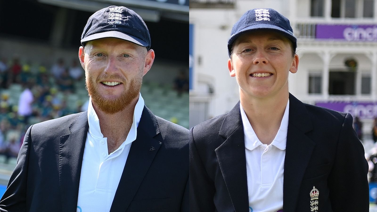 Ben Stokes and Heather Knight